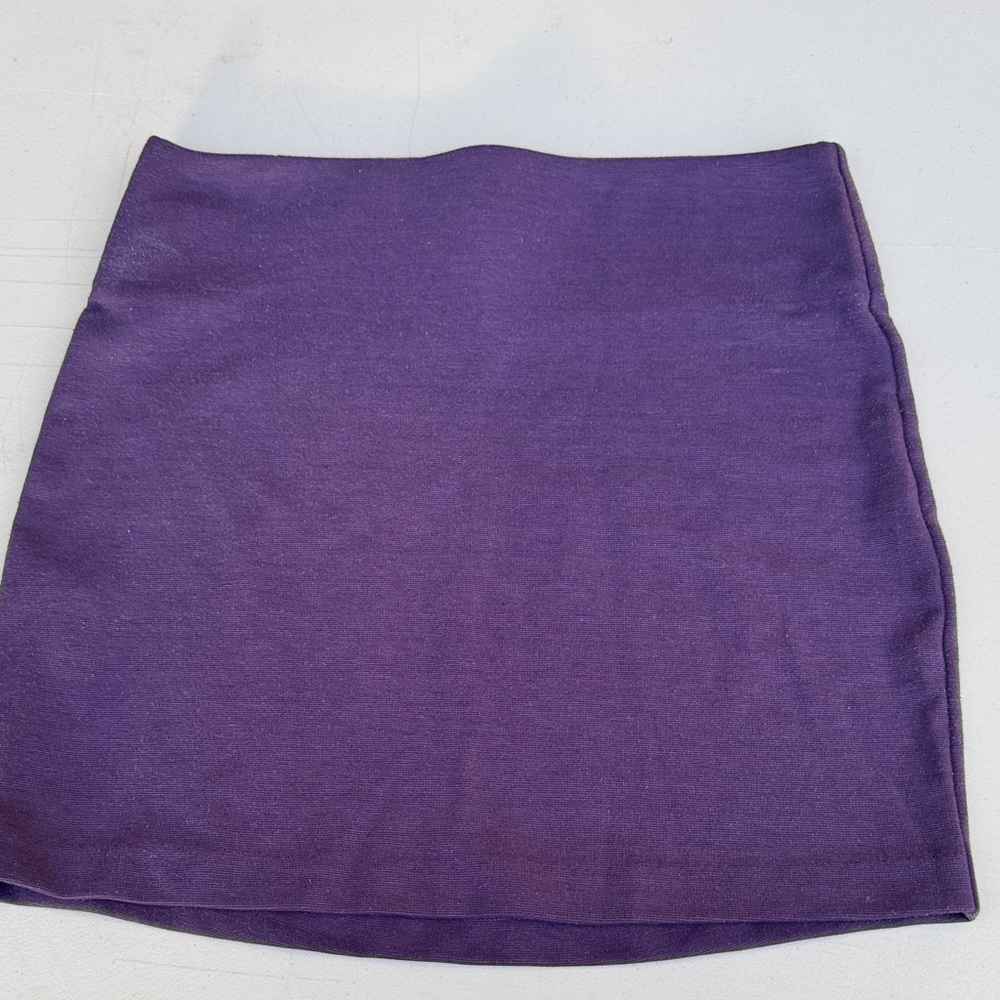 BCBGeneration Rich Violet Pencil Skirt